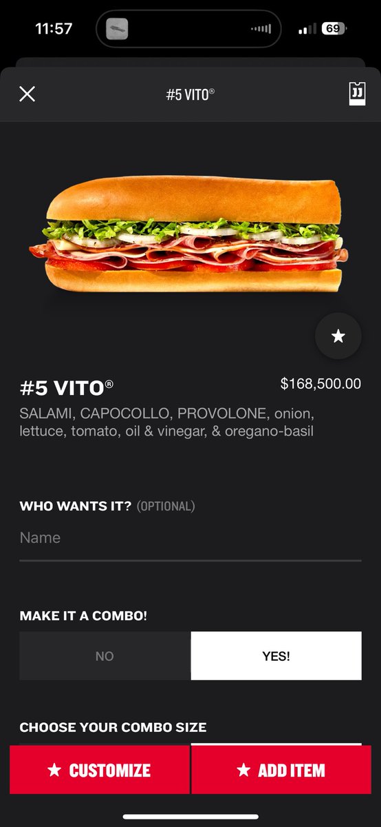 KylanDolson's tweet photo. @jimmyjohns this better be a damn good sandwich https://t.co/MCITK3vAqA