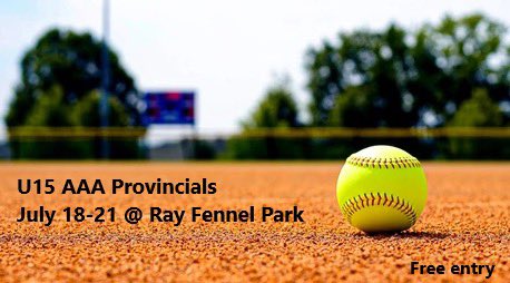FortGarryCC's tweet photo. Take in some AAA Softball action this Thursday through Saturday at Ray Fennel Park! 🥎

Enter the 50/50 Draw at the link below for your chance to win 💰!

https://t.co/p7LIb1fSI1 https://t.co/15SmkikmeK