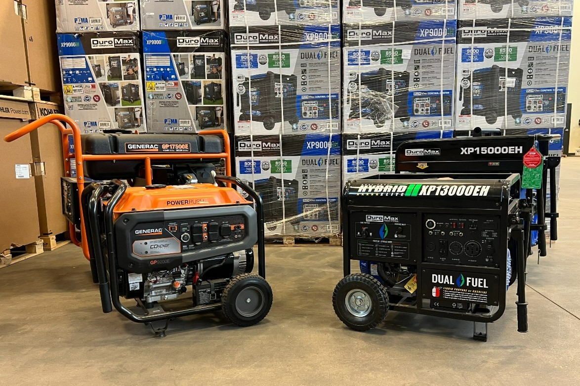 Generator_Mart's tweet image. What's best for your needs- dual fuel or gas? In this video, our team tackles this question with our popular Generac and Duromax options. Click ow.ly/C84150SmwlX today.

#Duromax #Generac #Dualfuel #Gas #PortableGenerators