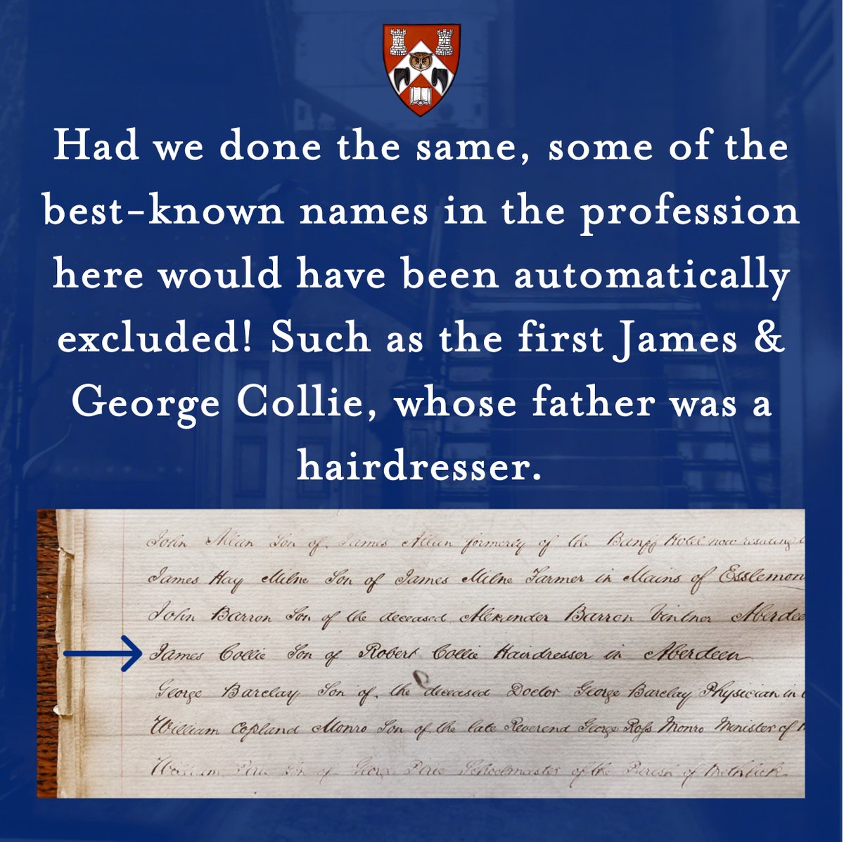 Did you know…👀 Our regulatory role spanned at least 240 years; from 1633 to 1873. In comparison, the Law Society of Scotland was established 75 years ago!