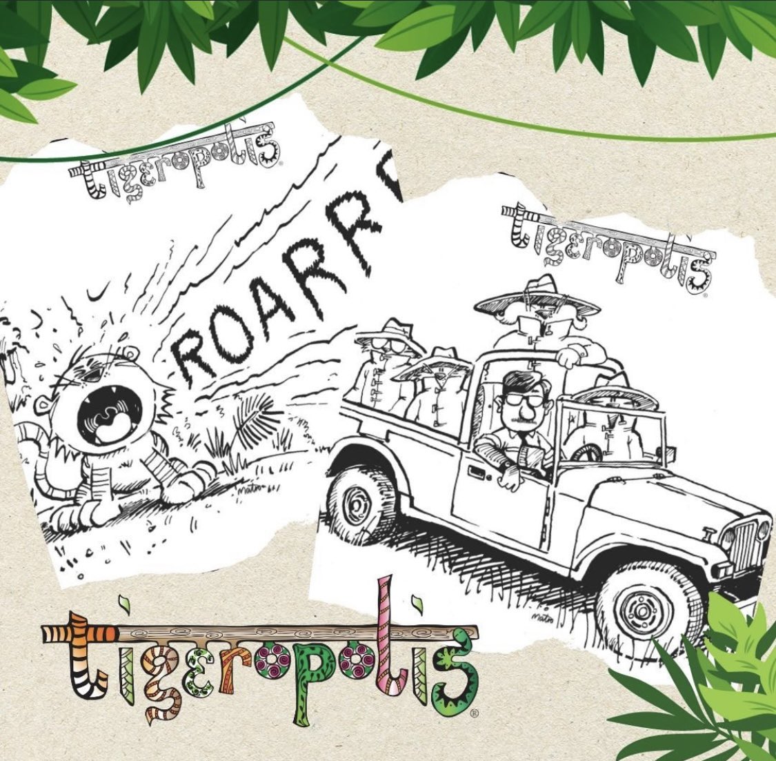 We have three fun colouring sheets to download on our website - head on over now and print some copies of Bittu and family in their natural habitat. 

Will there be orange and red stripes or rainbow #tigers? Anything goes!