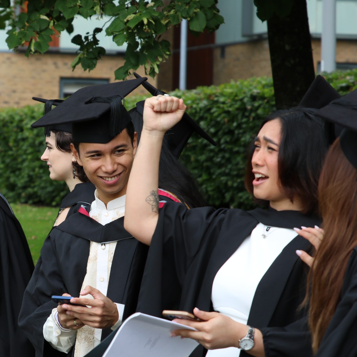 LancasterUni's tweet photo. Day two and this week’s graduation ceremonies are in full swing. We’re so proud of our graduates and have had the best time celebrating today. We can’t wait to welcome more of our Class of '24 to campus over the rest of the week! 🤗🎓

#Gradcaster https://t.co/hKqjdDr3BJ