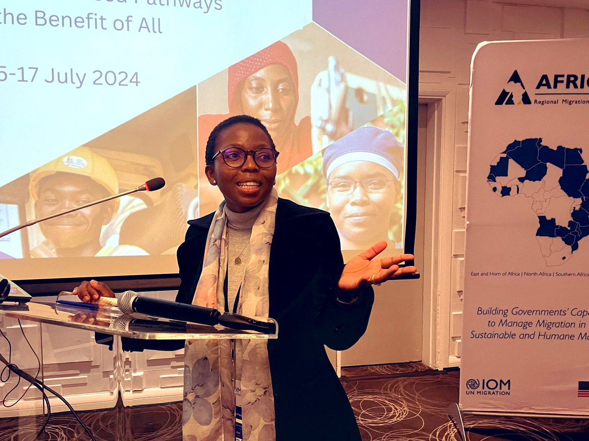 dputs's tweet image. Following fruitful discussions &amp;amp; sharing best practices during the breakaway session, I had the pleasure of presenting on how Regional Economic Communities can support SADC member states involved in skills &amp;amp; labour mobility schemes achieve sustainability and scalability 📈