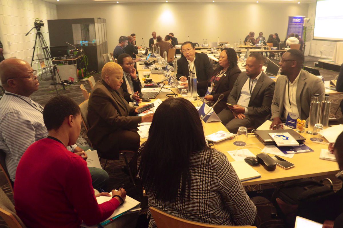 dputs's tweet image. Following fruitful discussions &amp;amp; sharing best practices during the breakaway session, I had the pleasure of presenting on how Regional Economic Communities can support SADC member states involved in skills &amp;amp; labour mobility schemes achieve sustainability and scalability 📈