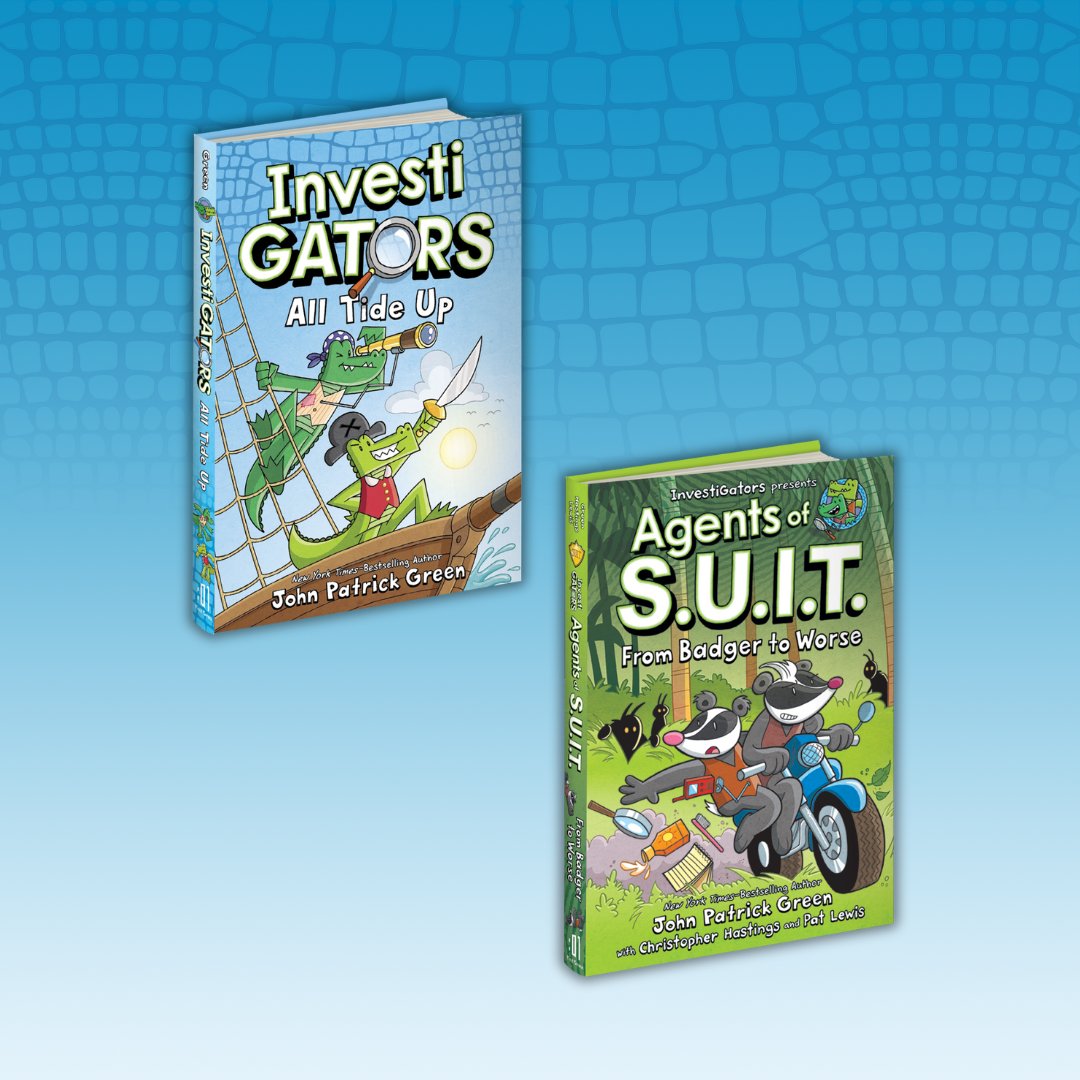 mango_brash's tweet photo. Today's the last day to get the newest INVESTIGATORS graphic novels on sale for Prime Day! 

Head over to Amazon today to start on your adventures with InvestiGators: All Tide Up AND Agents of S.U.I.T.: From Badger to Worse.

https://t.co/YqDT9cnhCs https://t.co/NlgjqcxonU