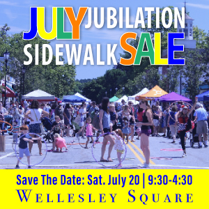 swellesley's tweet photo. July Jubilation in Wellesley Square—Saturday, July 20th is the big day! https://t.co/PtVl3D7l0A #Wellesley https://t.co/Aa2qq8uJkE