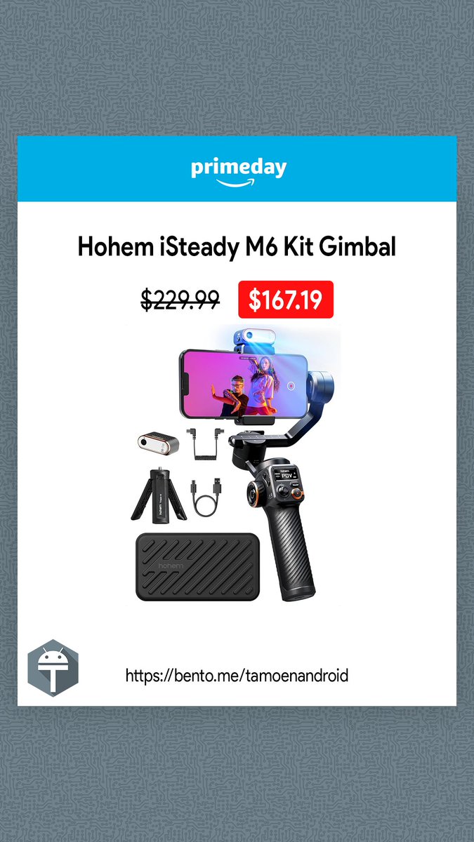 TamoEnAndroid's tweet image. Para los creadores de contenido 👉🏻 amzn.to/3XZlJwK
 #PrimeDayDeals