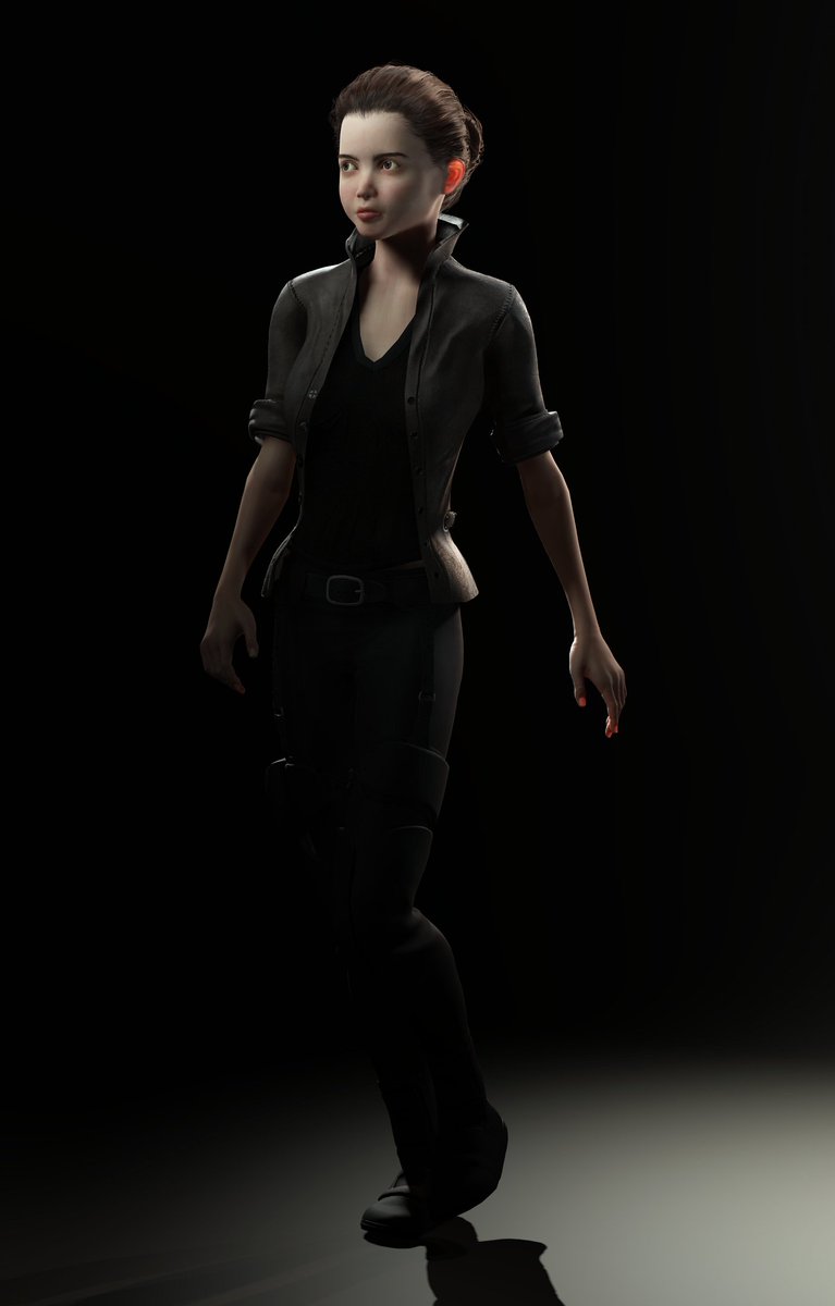 atonizer's tweet image. Young Lara Croft. | #3danimation #game #character for #games #animation #filmproduction l #ue5 #art #3dart #girl #laracroft #artwork #digitalart  #model #22cine #twentytwocine