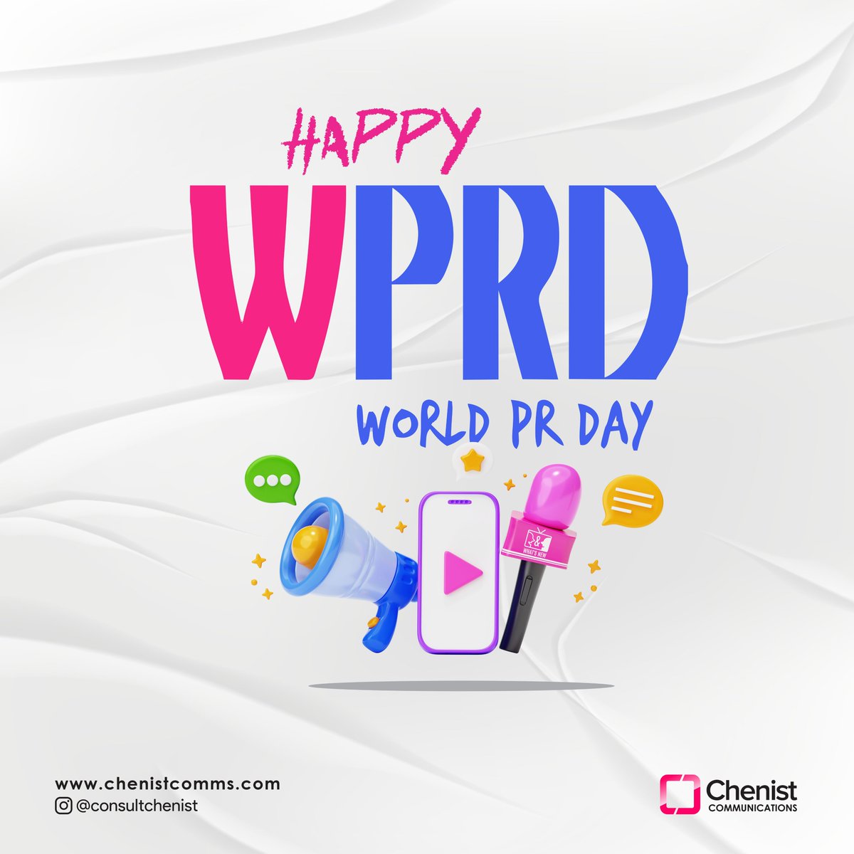 consultchenist's tweet photo. It's #WorldPRDay2024 📺📻🎙️🎉 https://t.co/B12oefPU4k