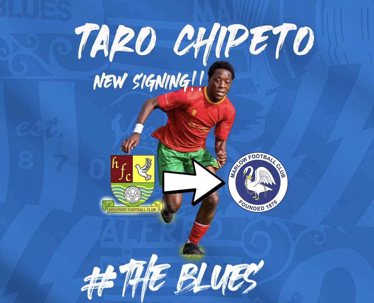 🆕 SIGNING!!

We are delighted to announce the signing of Taro Chipeto from <a href="/HolyportFC/">Holyport FC | Est 1897</a> !!

Taro is a talented young full back who played 3️⃣7️⃣ games last season!