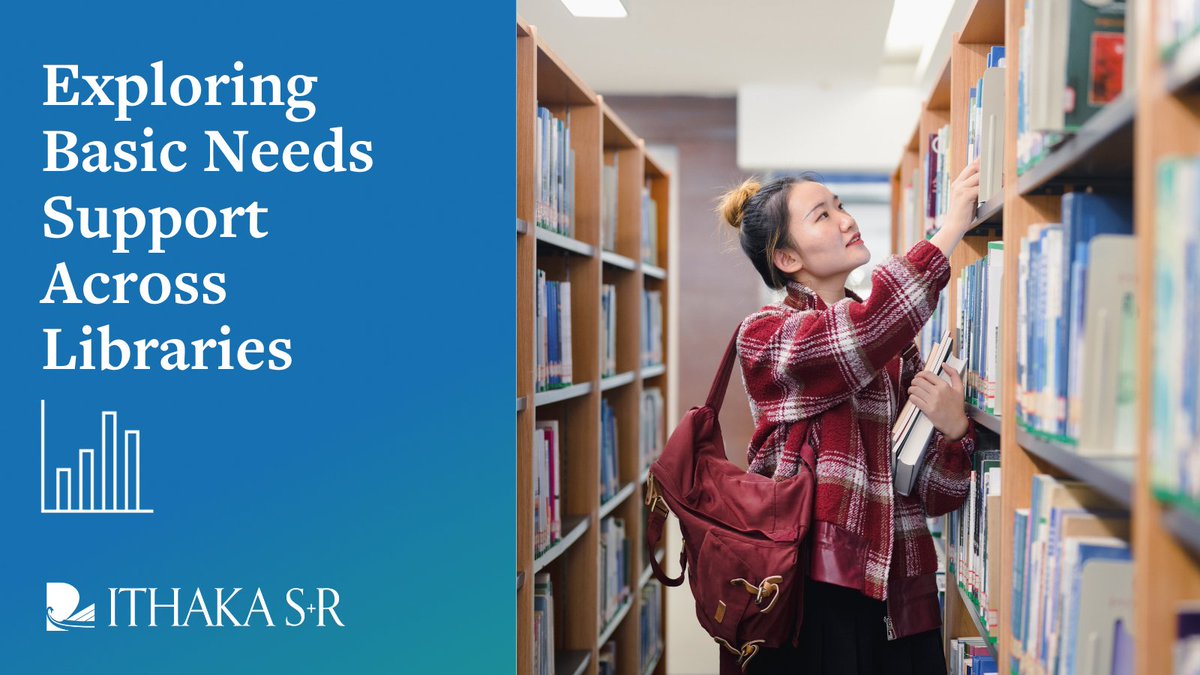 Libraries do much more than provide access to books—they also offer critical resources and services to meet the needs of communities. 

Explore our new inventory of #BasicNeeds services offered across public &amp; community college #libraries to learn more: sr.ithaka.org/publications/e…