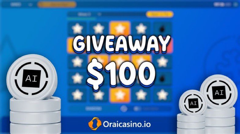 🙌 Massive Giveaway for my community  🙌

The $ORAI Casino <a href="/oraicasino/">Oraicasino.io</a> will be opening imminently

I have $100 in credits to giveaway

Let’s do two winners, $50 each

🎰 Like, Repost, Follow <a href="/oraicasino/">Oraicasino.io</a> 

🎰 Tag some frens

48 hrs ⏱️