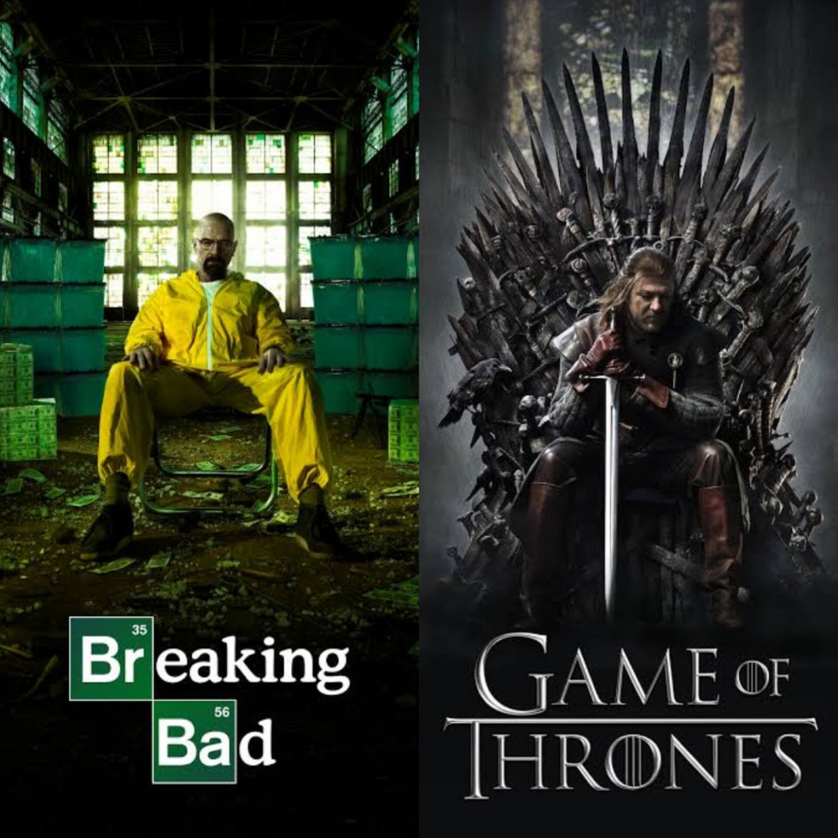 Undoubtedly “Game of Thrones”. Breaking Bad is favorite too.