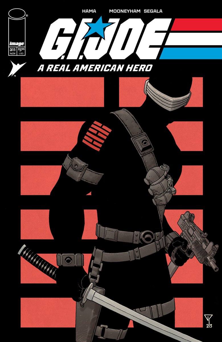 G.I. JOE: A Real American Hero #311 Cover A by Andy Kubert and Tamra Bonvillain 

G.I. JOE: A Real American Hero #311 Cover B by Andy Kubert

G.I. JOE: A Real American Hero #311 Cover C (1 :10 incentive) (Camouflage Variant) by Francis Portela
