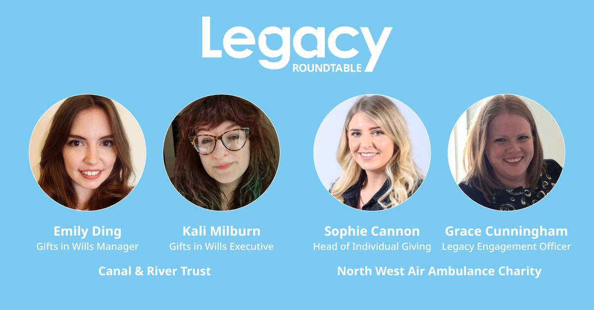 We’re excited to share that Grace Cunningham from the North West Air Ambulance Charity will be joining our fantastic panel as a speaker! 💬

There’s now just 1 week until our Legacy Roundtable all about legacy events, will you be joining us?

Register now: us02web.zoom.us/webinar/regist…
