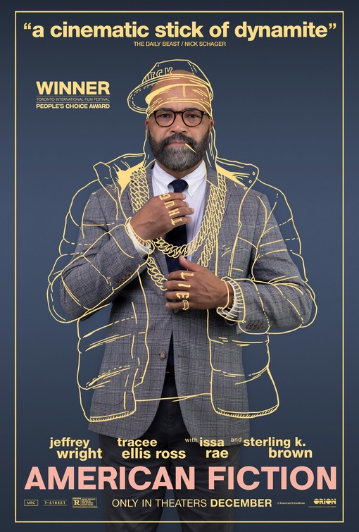 The winner for Best Comedy Movie Poster of 2023 is American Fiction - impawards.com/2023/winner_co…