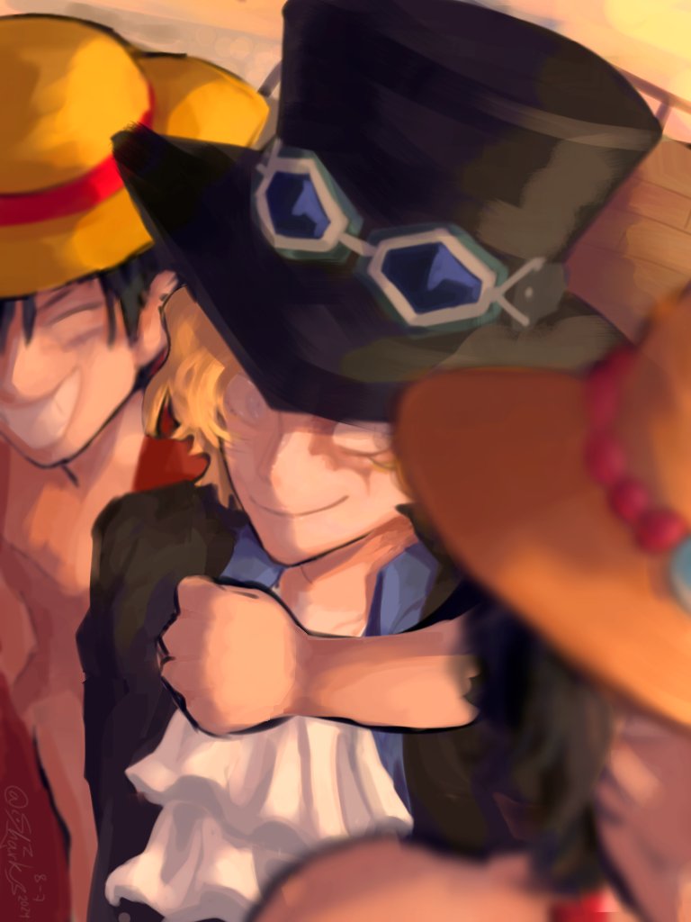 gummysharks_s's tweet photo. these three have me GRIPPED im actually going crazy,
i accidentally blurred ace and couldn't go back so i had to improvise
#fanart #Onepiecefanart #ONEPIECE https://t.co/WlAGoa1nMw