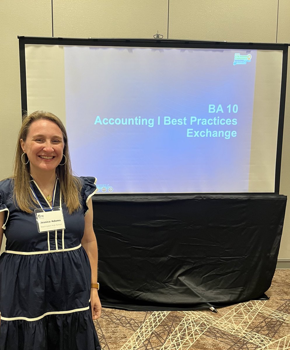 Did something new today! Thank you for the opportunity to present at NC CTE Summer Conference 2024! #CTESC24