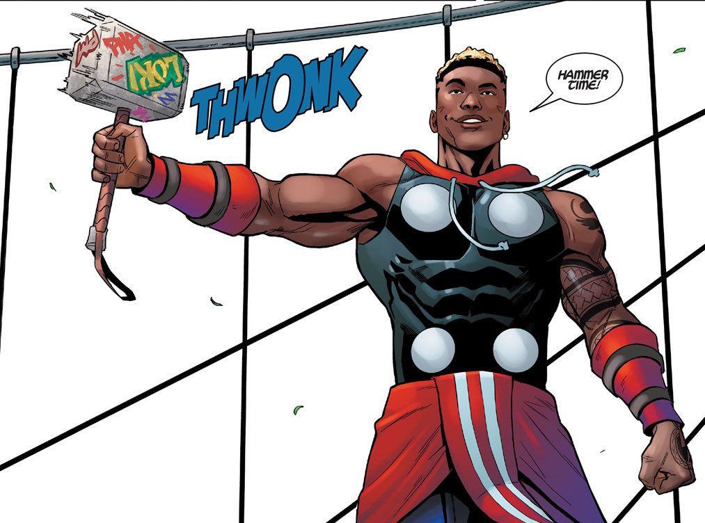 <a href="/GammaScar/">𝐆𝐑𝐄𝐄𝐍 𝐒𝐂𝐀𝐑.</a> <a href="/NUEVAYORKSPIDER/">𝐒𝐏𝐈𝐃𝐄𝐑-𝐌𝐀𝐍 𝟐𝟎𝟗𝟗.</a> It is.” And with that a weapon came to Miles- no, /Thors/ hand. Causing a collection of defeated superheroes to gasp then cheer. 

“It’s Hammer Time.” 

A surge of power went through his body then into his weapon, as he was preparing to one shot this and make it home for dinner.-