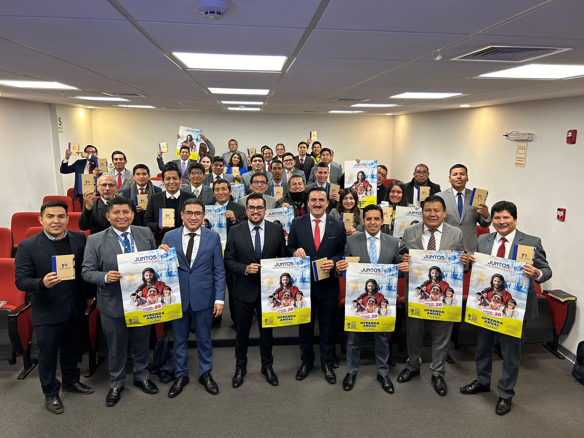 🎉 Llegamos a la Misión Peruana Central Sur para promover la #OfrendaAnualNT con el lema "Juntos Transformando Vidas" 🤝💛

Este sábado 20 de julio, participa junto a tu iglesia para llevar paz y esperanza a más personas a través de la radio, TV y redes sociales. 📻📺📲🤲