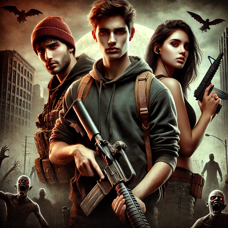 davelgodwin's tweet image. I asked ChatGPT to give its artistic interpretation of the main characters from my post-apocalyptic vampire series, The Tetrad Variant. Not perfect, but not bad! 
#AIArt #VampireSeries

amazon.com/dp/B09PKQ3ZVM