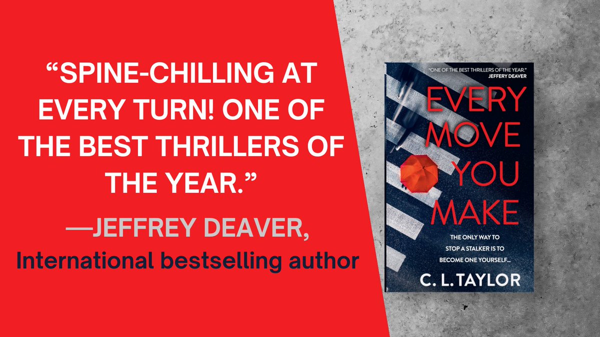 In all the excitement of today I forgot to mention that it's US/Canada publication day for Every Move You Make. 

Available here: 👇
harpercollins.com/products/every…

(Thank you for all your congrats msgs will try to reply on the 5 hour train back to Bristol tomorrow!)