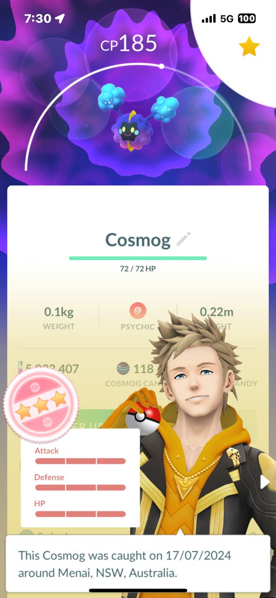 Hundo Cosmog! ❤️ #PokemonGO