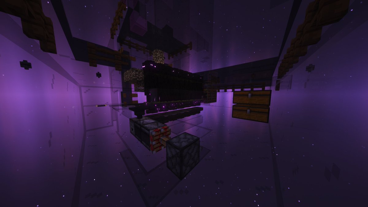 hypegamer63's tweet photo. The Enderman Farm is Done! Phase 1 of the End Project is Complete. Phase 2 is to Gather a bunch of Diffrent blocks then Start to Form Diffrent Planets around the area! https://t.co/A1VESFv4D8