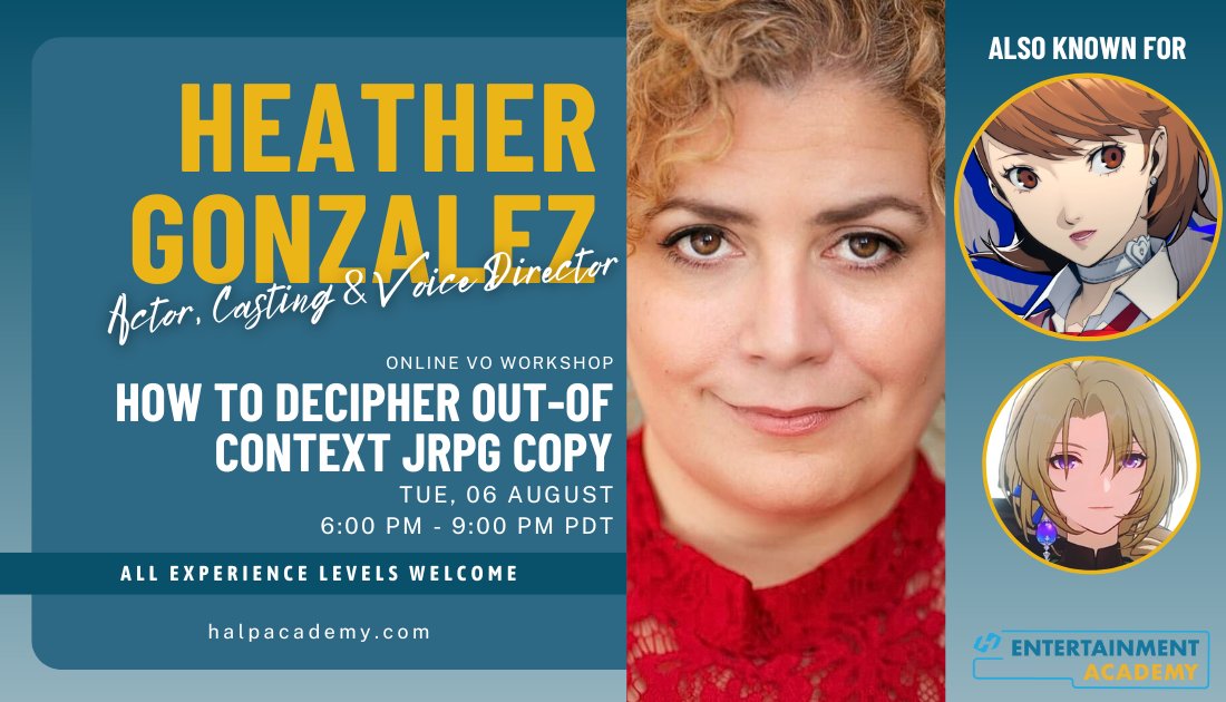 thehalpnetwork's tweet image. Have you received auditions with confusing direction or little to no context? 

Have no fear! Heather is here! She&apos;ll offer tips and techniques for you to self-direct the next time you need guidance! 

halpacademy.com/event-details-…