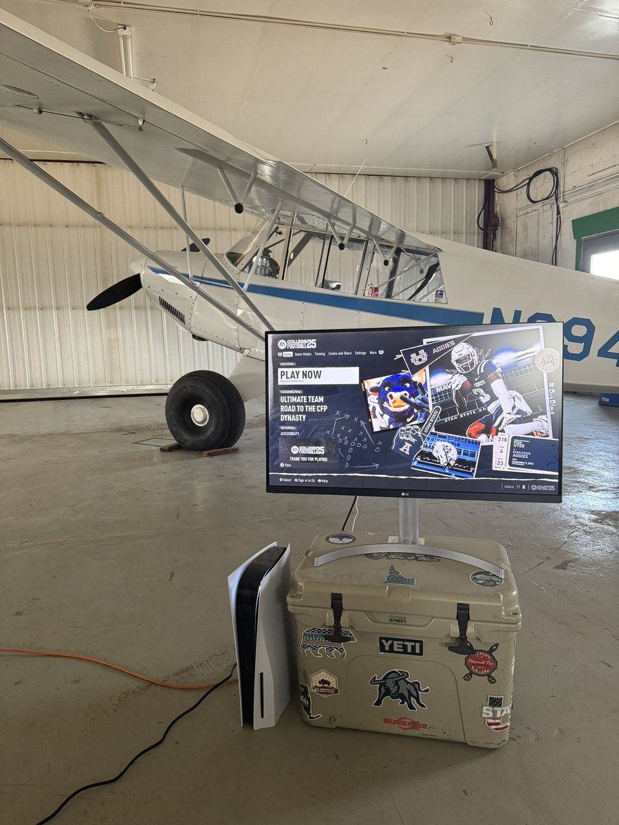 It’s always go Aggies 🤘🏼🐄 🥛 <a href="/USUFootball/">USU Football</a> 

#cfb25 #ncaa25