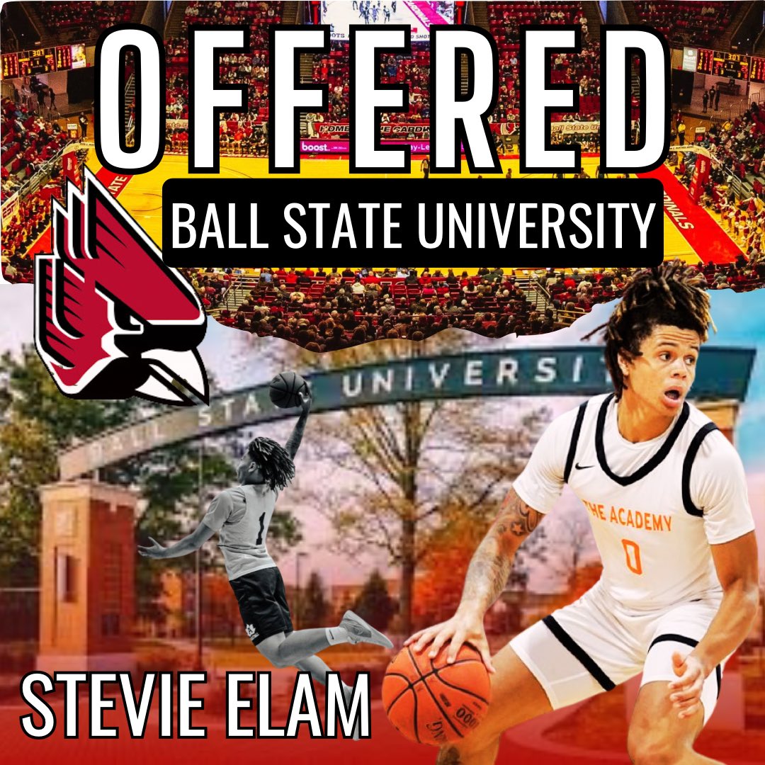 2025 Stevie Elam just received an offer from Ball State University.