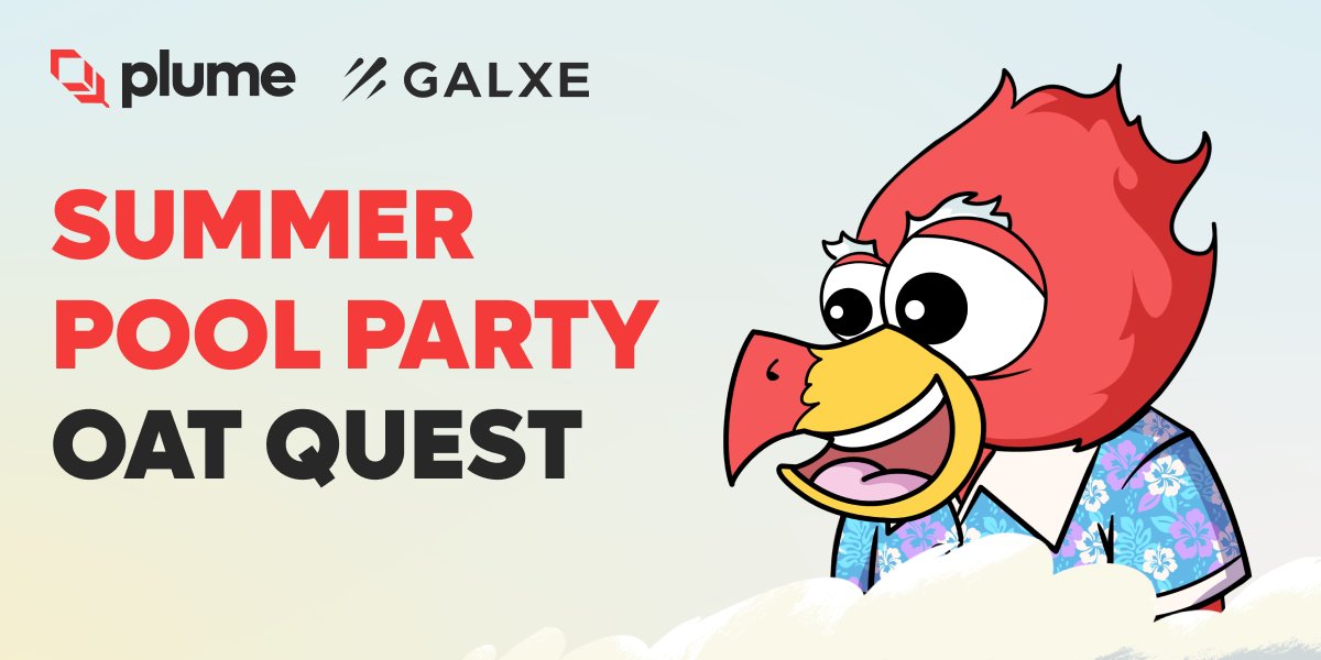 summer is here! join the goons at the plume pool party with <a href="/Galxe/">Galxe</a>! ☀️

claim now 👇
app.galxe.com/quest/PlumeNet…