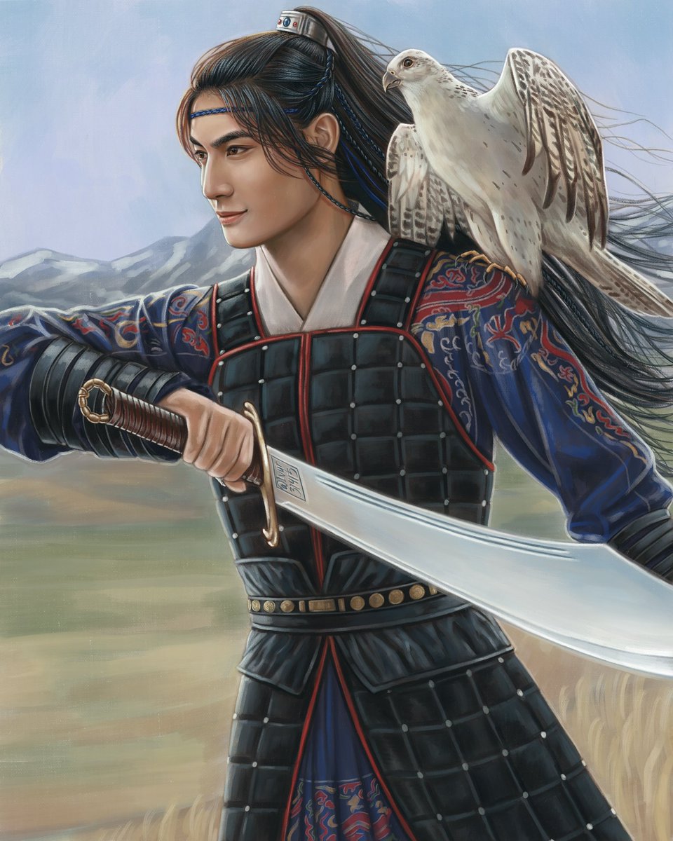 Tbh I feel like the most unrealistic thing about #qjj is that Meng was NOT constantly nibbling on XCY’s braids or SZC’s earring. I mean—have you met birds?? I know he’s well trained but still #xiaochiye #将进酒