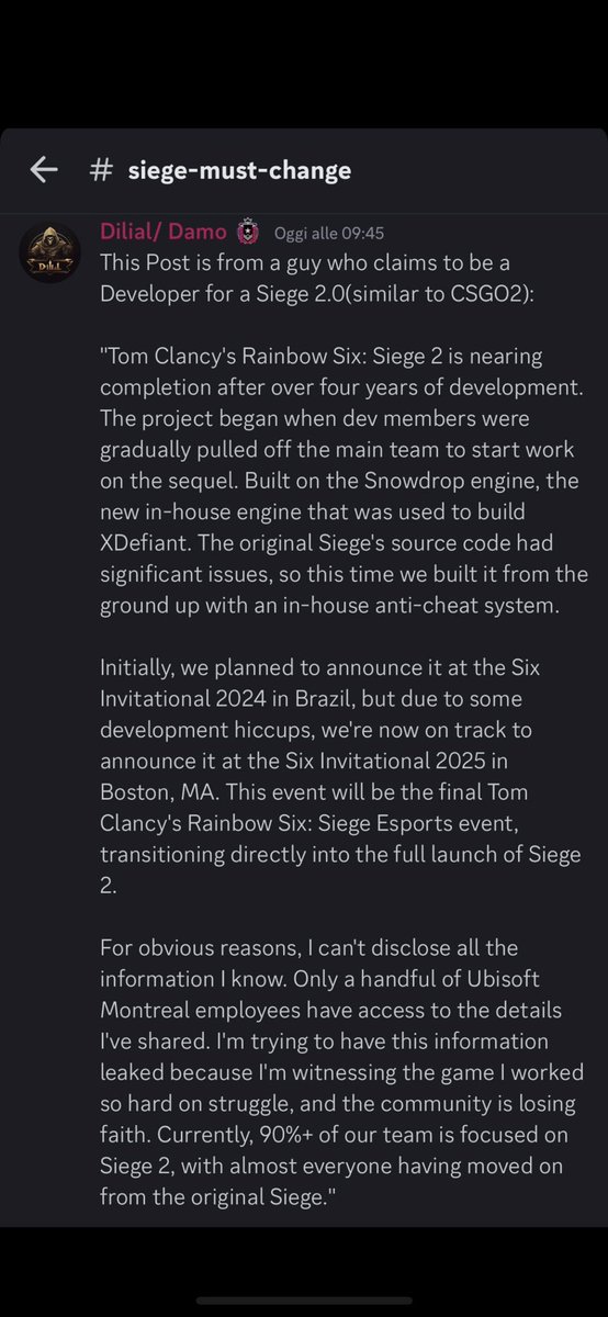 Azheed4KT's tweet image. Rainbow 6 2?