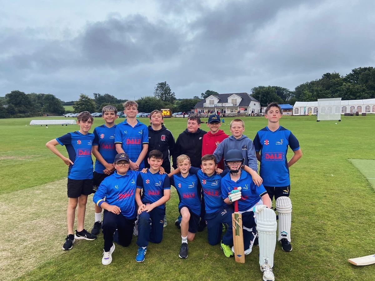 valecricket's tweet photo. Congratulations to our U13s who celebrate two wins this evening. What a season of fun and friendship. #letsgovale πππ https://t.co/Rt5EgDH82b