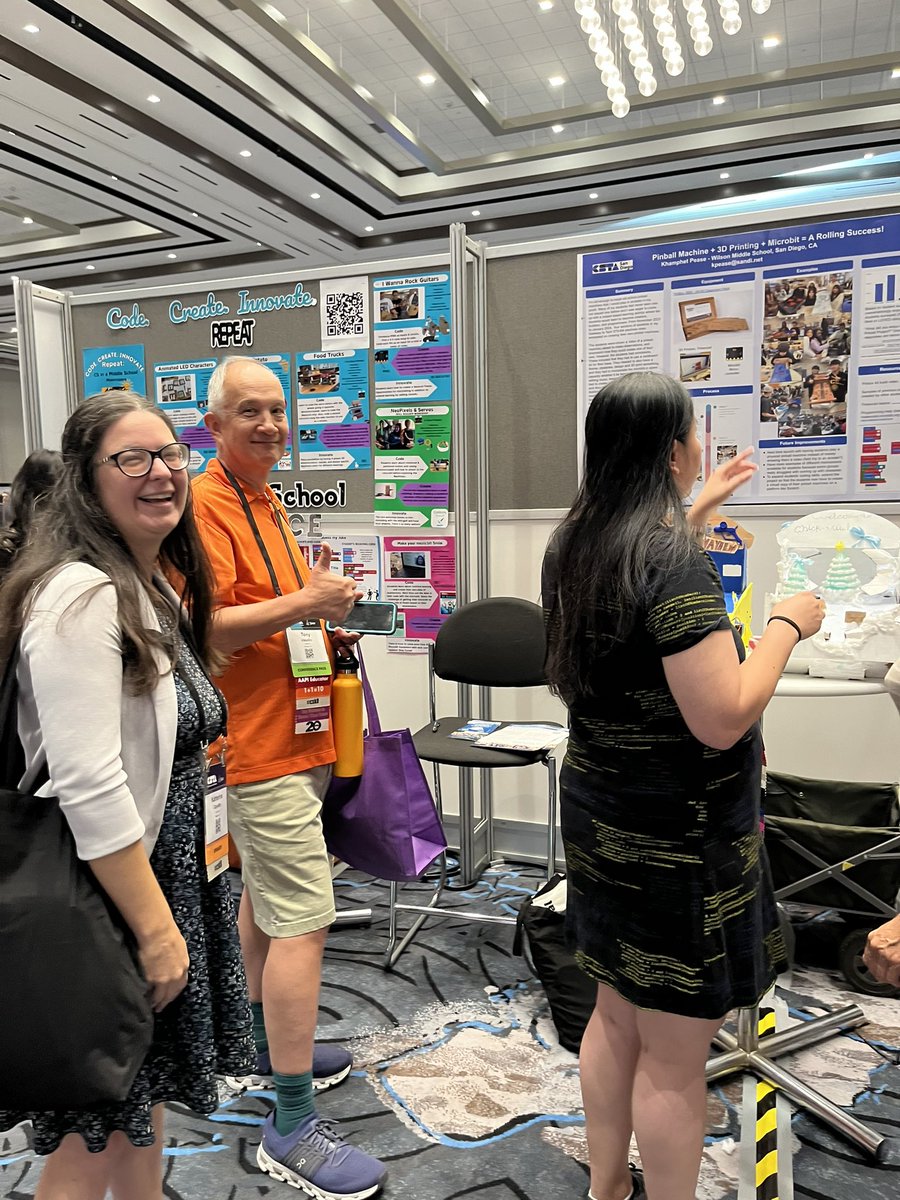 Art Lopez (@artlopez_cs) on Twitter photo Middle school CS teacher Khamphet Pease of Wilson Middle School presenting at 2024 CSTA Conference on Pinball Machine + 3D Printing + Microbit = A Rolling Success! <a href="/csteachersorg/">CS Teachers Association (CSTA)</a> <a href="/CSTASanDiego/">Computer Science Teachers Association San Diego</a> #csta Middle school CS teacher Khamphet Pease of Wilson Middle School presenting at 2024 CSTA Conference on Pinball Machine + 3D Printing + Microbit = A Rolling Success! <a href="/csteachersorg/">CS Teachers Association (CSTA)</a> <a href="/CSTASanDiego/">Computer Science Teachers Association San Diego</a> #csta