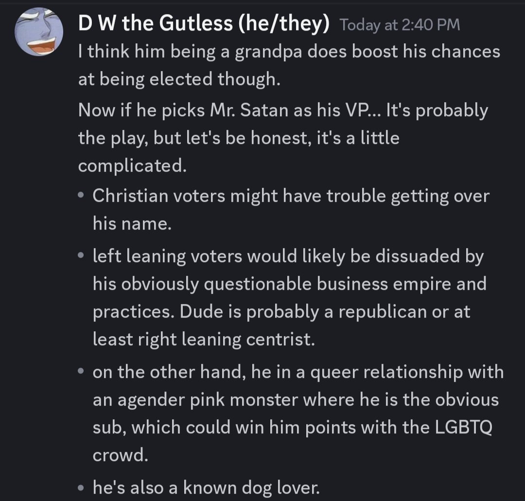 D. W. the Gutless tweet media