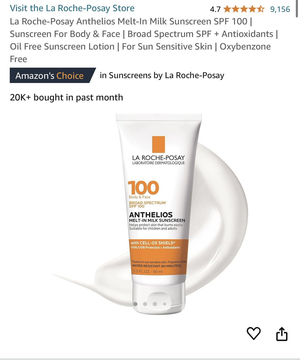My favorite us sunblock for face, blends in beautifully! Have used and loved for years!

amzn.to/4eZIzdL #AmazonPrimeDay #AmazonPrimeDay2024 #amazonprimedaydeal