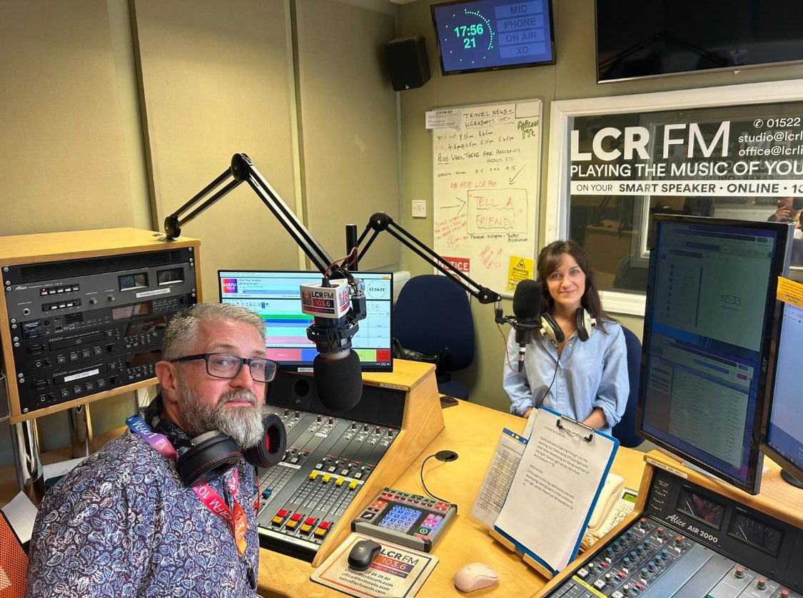 LCR FM 103.6 (@lcrlincoln) on Twitter photo We’re delighted to welcome Chris Kirkwood @ChrisK1906 and our new Community Hour Show to the LCR FM family - Tuesdays 6-7pm. Chris’ first guest was Amelia Chambers from St Barnabas Hospice <a href="/StBarnabasLinc/">St Barnabas Hospice</a> #community #communityhour #communityradio #localradio We’re delighted to welcome Chris Kirkwood @ChrisK1906 and our new Community Hour Show to the LCR FM family - Tuesdays 6-7pm. Chris’ first guest was Amelia Chambers from St Barnabas Hospice <a href="/StBarnabasLinc/">St Barnabas Hospice</a> #community #communityhour #communityradio #localradio
