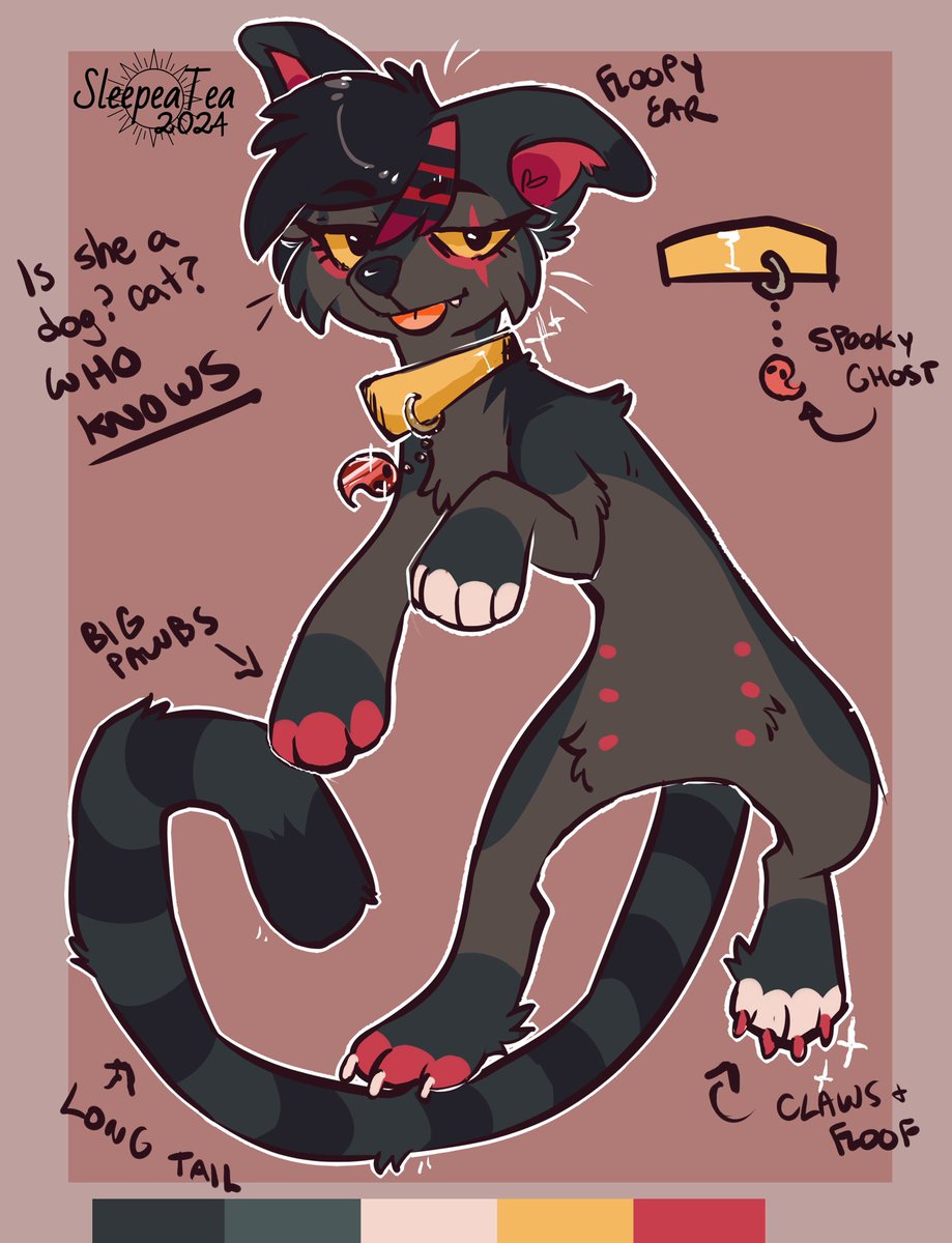 Custom design for a new furry in the fandom!