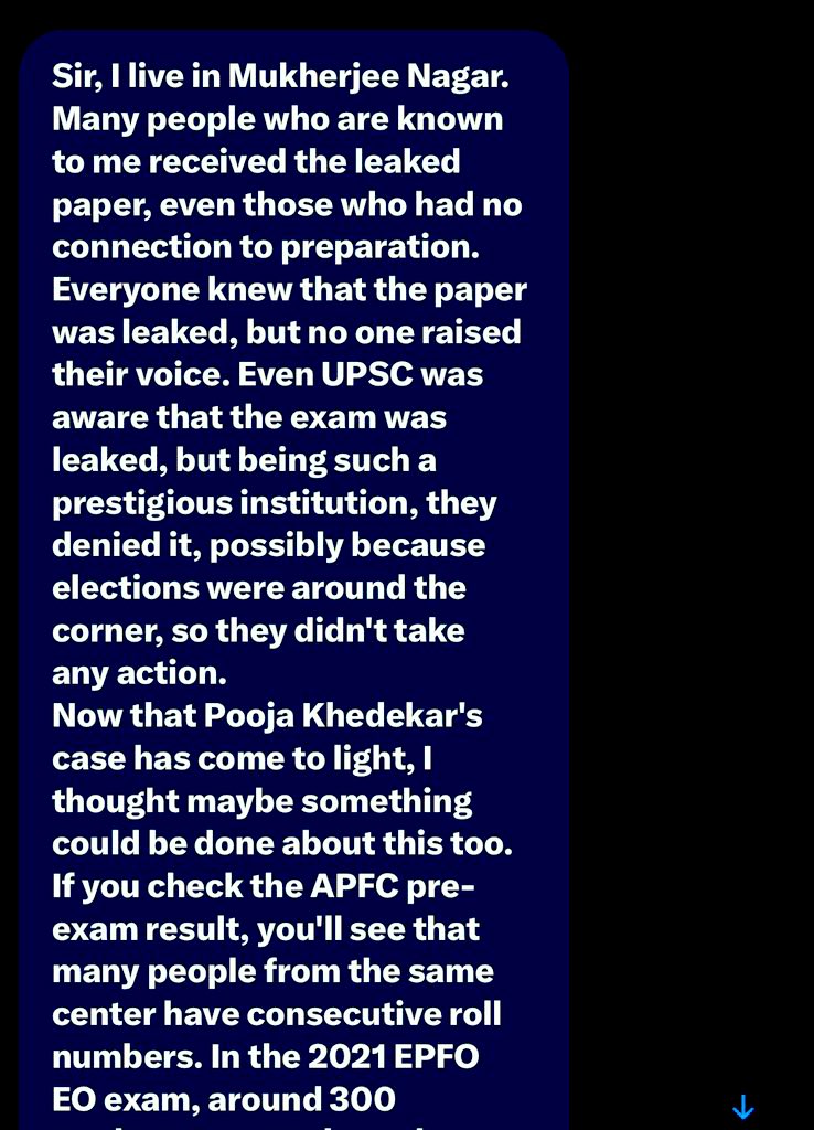 deepanshuS27's tweet photo. One thing that IAS Puja khedkar’s case has definitely done is people are coming out and sharing similar cases of malpractices in UPSC exams.

Now, UPSC APFC exam’s credibility is also compromised 😳

UPSC Prelims 2024 results with name PDF is still not out yet.❌

UPSC will definitely delete some questions from prelims 2024 but candidates would not know about it till next year!

 भगवान ही मालिक है 🙏