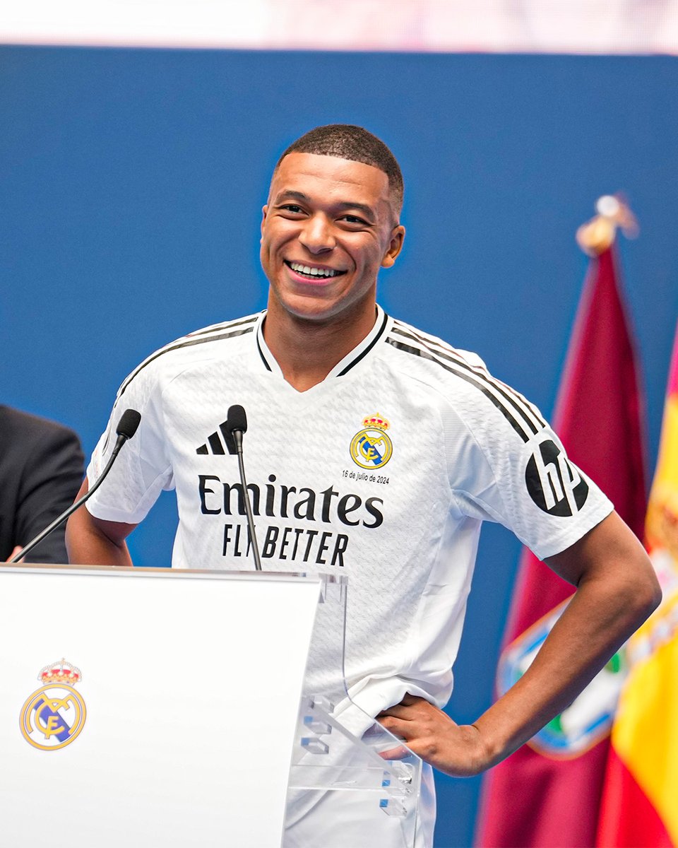 🎤😃✨
#WelcomeMbappé