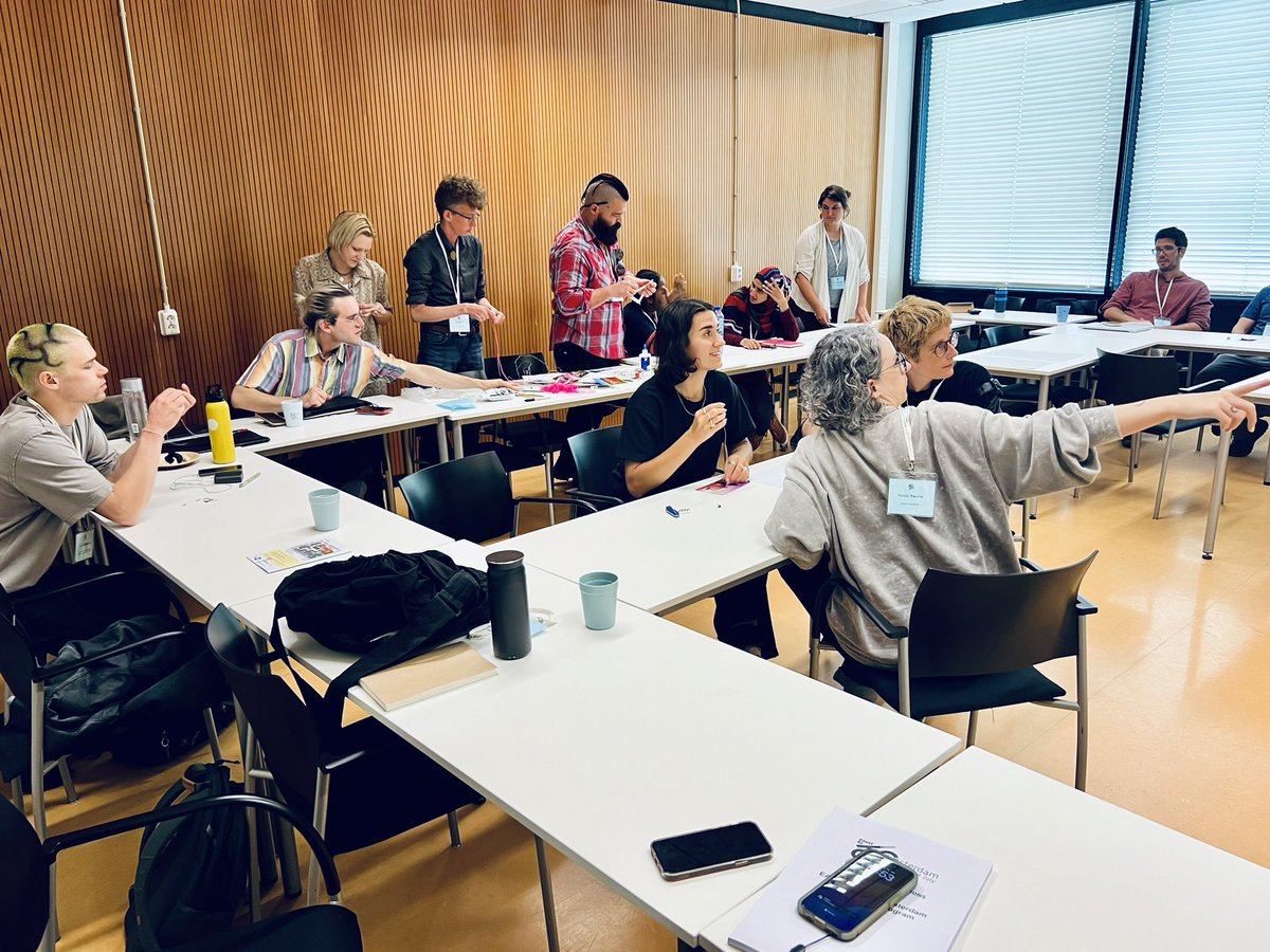 D_Populist's tweet photo. Thank you to the people who participated in the workshop Luck v algorithm at the
 #EASST4S2024 I had great conversations around technology, religion, and expansion of the secular through design as cultural neo-colonialism https://t.co/JMpTc3zO8k