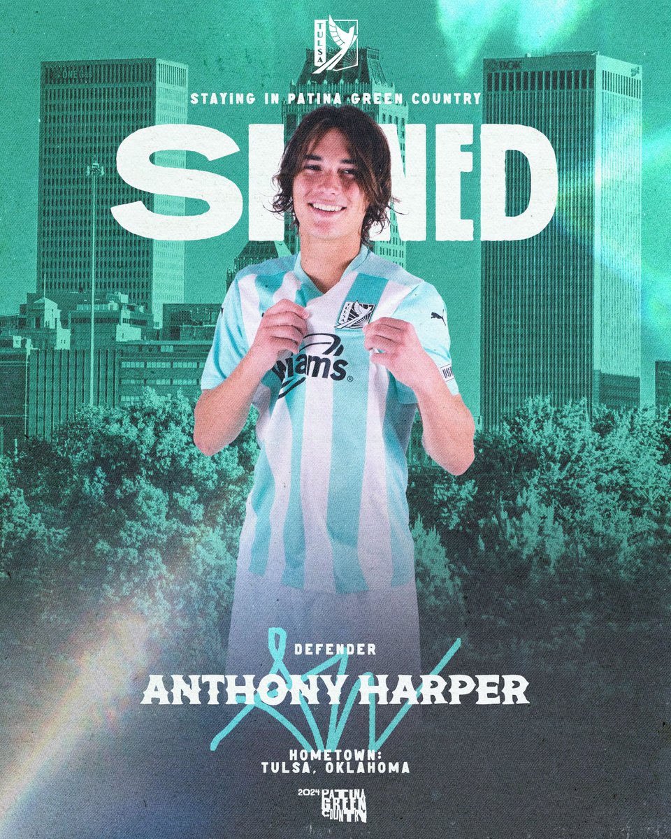 Hometown kid gets his shot 🤩

Welcome to Patina Green Country, Anthony Harper!

More info: shorturl.at/RsDi4

#ForTulsa | #PatinaGreenCountry