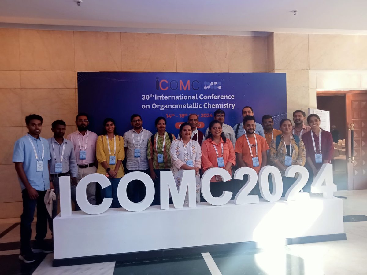 Ravi Yadav (@raviydv01) on Twitter photo Present and past members of IISER Thiruvananthapuram fraternity @icomc2024 <a href="/MainTvm/">Main Group Chemistry @ IISERTVM</a> <a href="/153Basu/">Basudev Sahoo</a> <a href="/Chemie_iisertvm/">School of Chemistry IISER TVM</a> Present and past members of IISER Thiruvananthapuram fraternity @icomc2024 <a href="/MainTvm/">Main Group Chemistry @ IISERTVM</a> <a href="/153Basu/">Basudev Sahoo</a> <a href="/Chemie_iisertvm/">School of Chemistry IISER TVM</a>