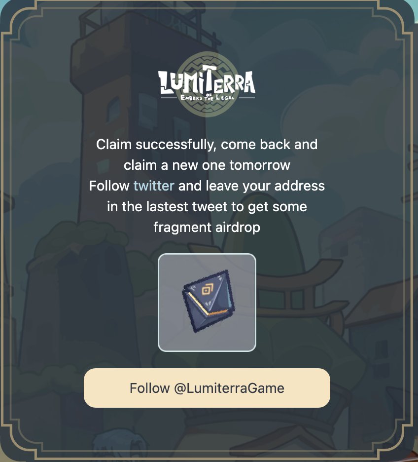 manami_bee's tweet photo. @LumiterraGame 0x25ed7be2875c849e715e185b551f20314450bdda https://t.co/veUURxJTT6