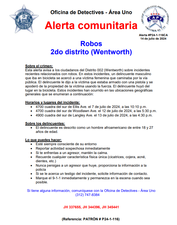 CPD Area One Detectives tweet media