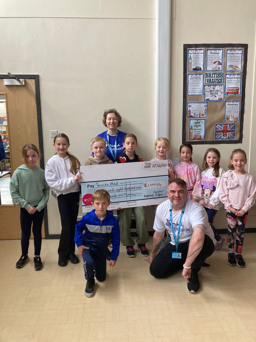 Thank you all for your donations for the Colour run raising money for <a href="/TeessideMind/">Teesside Mind</a> We raised an amazing £1899.55. 😊