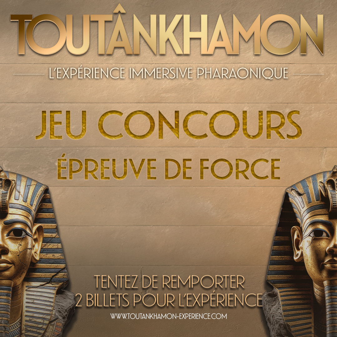 📣𓅄✨ #JeuConcours (3/4)

C'est parti pour un nouveau jeu-concours et une nouvelle chance de gagner 2 entrées 🎟️ pour “𝑻𝒐𝒖𝒕𝒂𝒏𝒌𝒉𝒂𝒎𝒐𝒏. 𝑳’𝑬𝒙𝒑𝒆𝒓𝒊𝒆𝒏𝒄𝒆 𝒊𝒎𝒎𝒆𝒓𝒔𝒊𝒗𝒆 𝒑𝒉𝒂𝒓𝒂𝒐𝒏𝒊𝒒𝒖𝒆” !

👉 RDV sur Instagram pour participer : bit.ly/4f91CCv