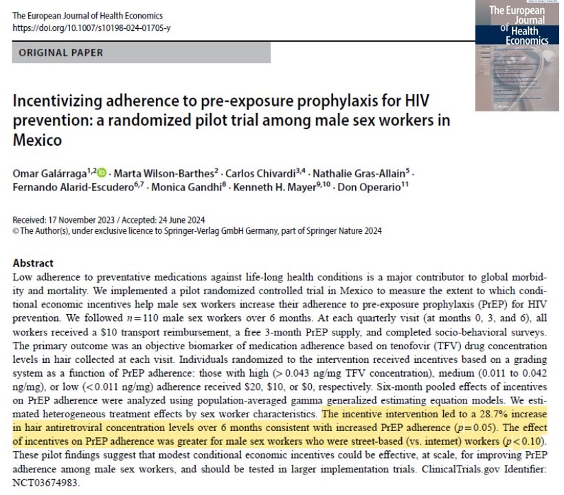 Omar Galarraga, PhD tweet media